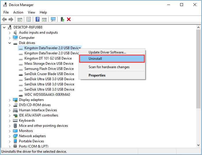 disinstallare i driver grigi