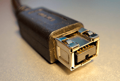 a FireWire connector