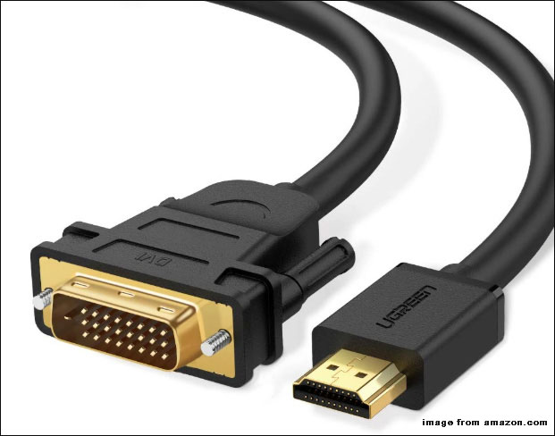 DVI to HDMI cable