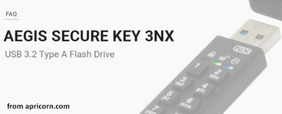 aegis secure key 3nx usb drive