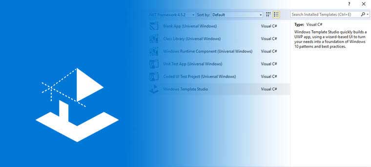 new Windows Template Studio