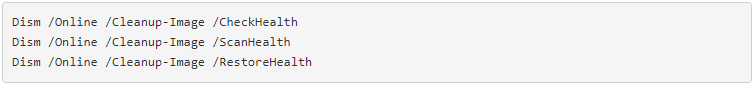 DISM commands