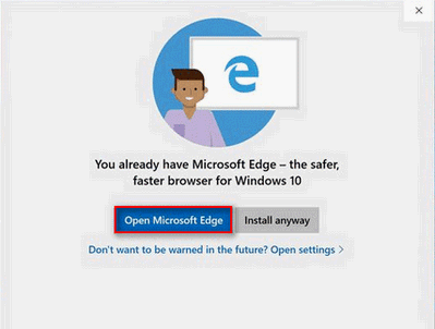 Edge in version 1809