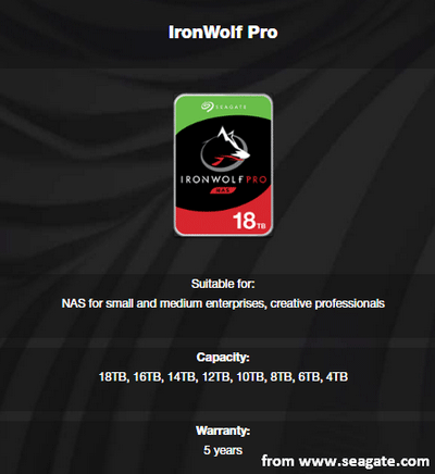 Seagate IronWolf Pro