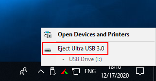 unplug a USB device