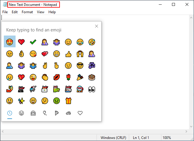 insert Emojis to other programs