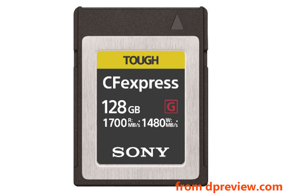 Sony CFexpress type B memory card