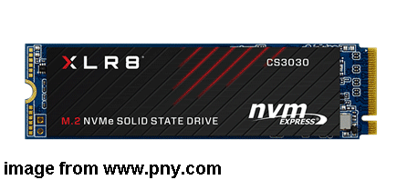 PNY XLR8 （CS3030）M.2 NVMe SSD