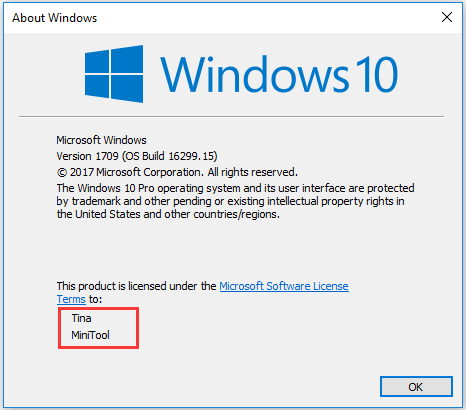 Windows information