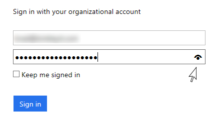 reveal password