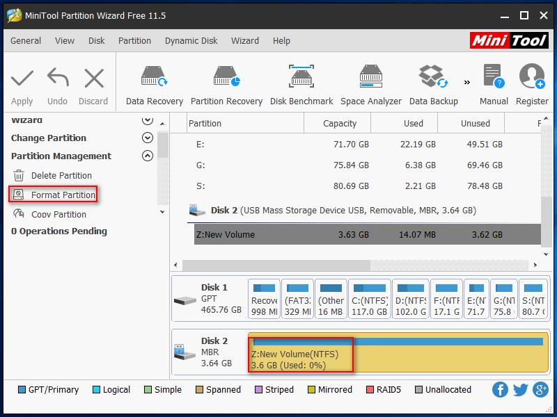 Format Partition