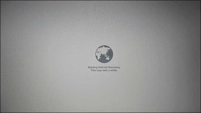 start Internet Recovery feature in macOS