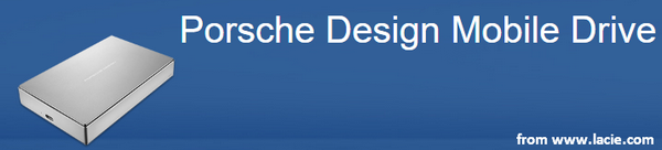 LaCie Porsche design desktop drive