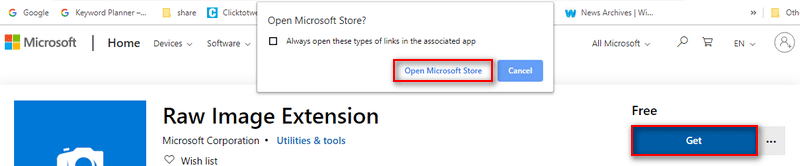 Open Microsoft Store