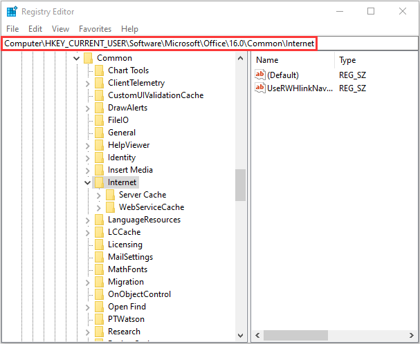 navigate to the path