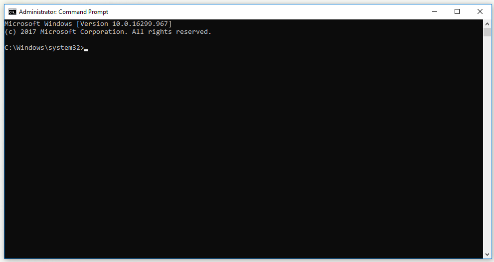 run Run Command Prompt as administrator