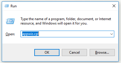 open the Run dialog box 