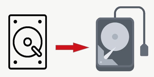 Convert internal HDD to external