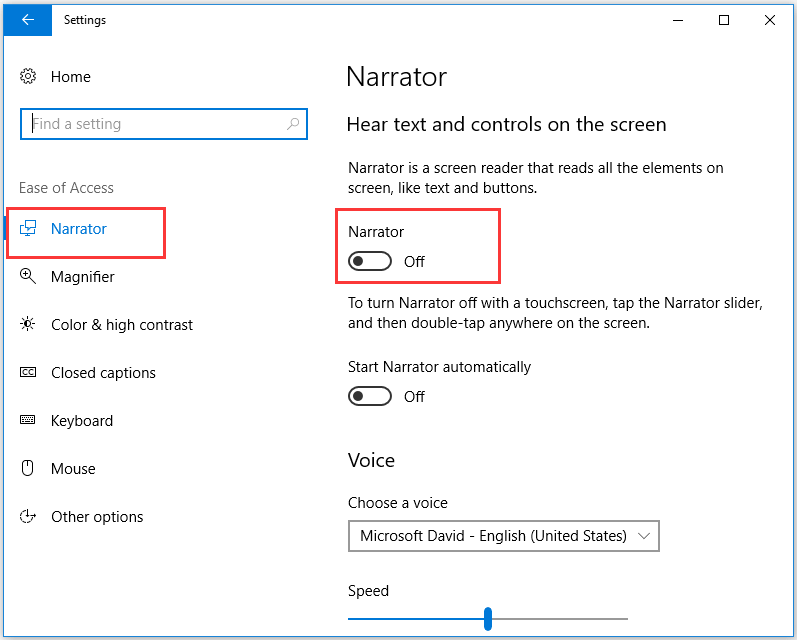 3 Ways to Turn Off Narrator Windows 10 (Step-by-Step Guide) - MiniTool