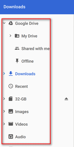 access Google Drive Chromebook