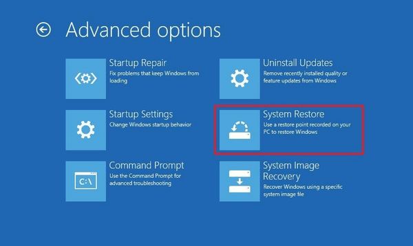System Restore