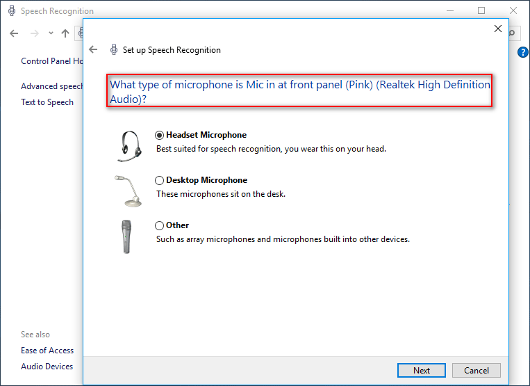 type of microphone