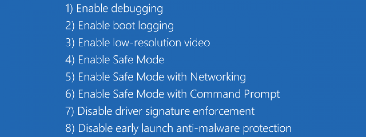 Choose Enable Safe Mode with Networking