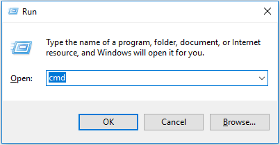 open Command Prompt Windows 10