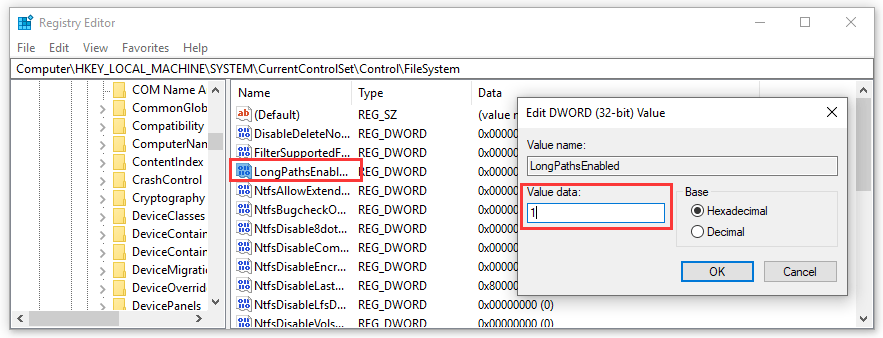 Destination Path Too Long Error When Moving/Copying a File
