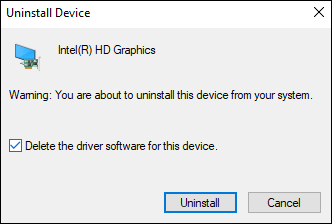 uninstall