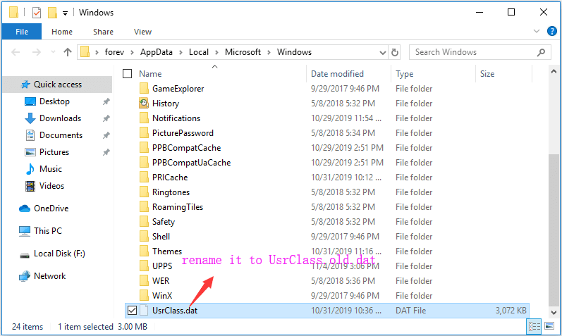 rename the file
