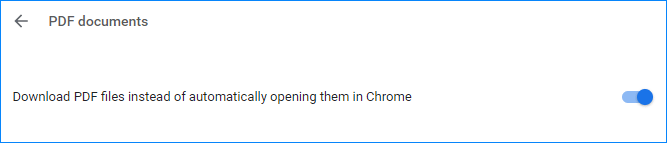 download PDF files instead of opening them in Chrome