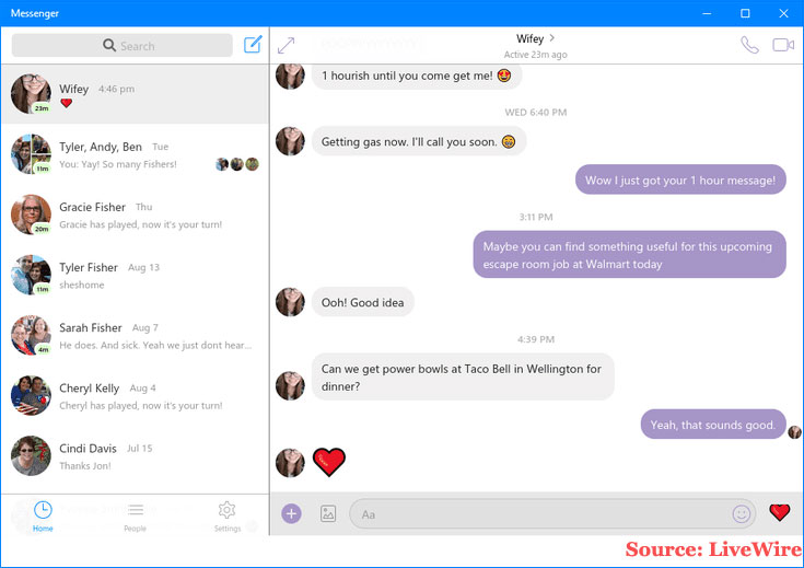 create a Messenger room on desktop
