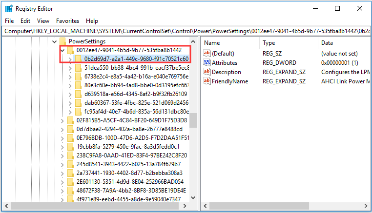 navigate to the following folder
