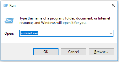 reset Windows Store cache