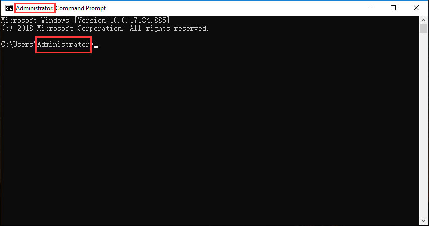run Command Prompt as Administrator