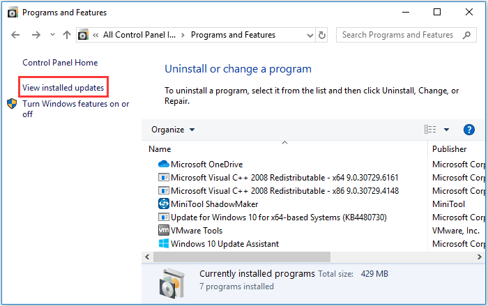 2 choosing programs. Windows update MINITOOL. Dotnet35 0x800f0906.