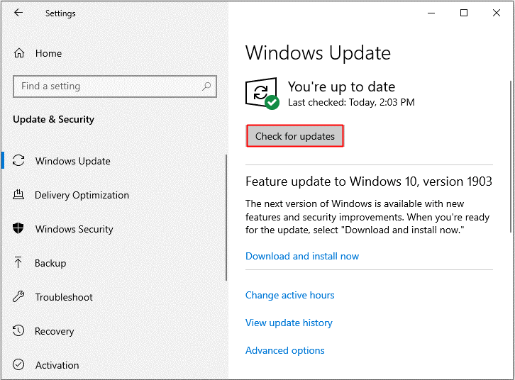 update your system