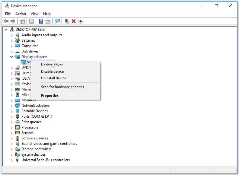 update drivers on Windows 10