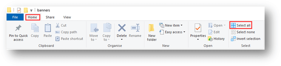 click Select all