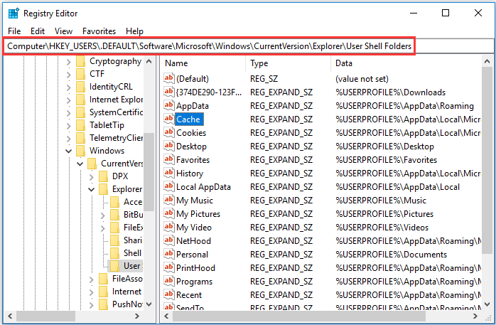 navigate to the path