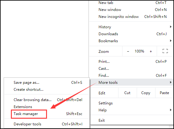 choose Task Manager