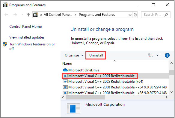 Fixed: Microsoft Visual C++ Installation Error 0x80070666 - MiniTool