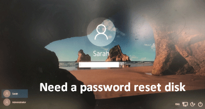 password reset disk