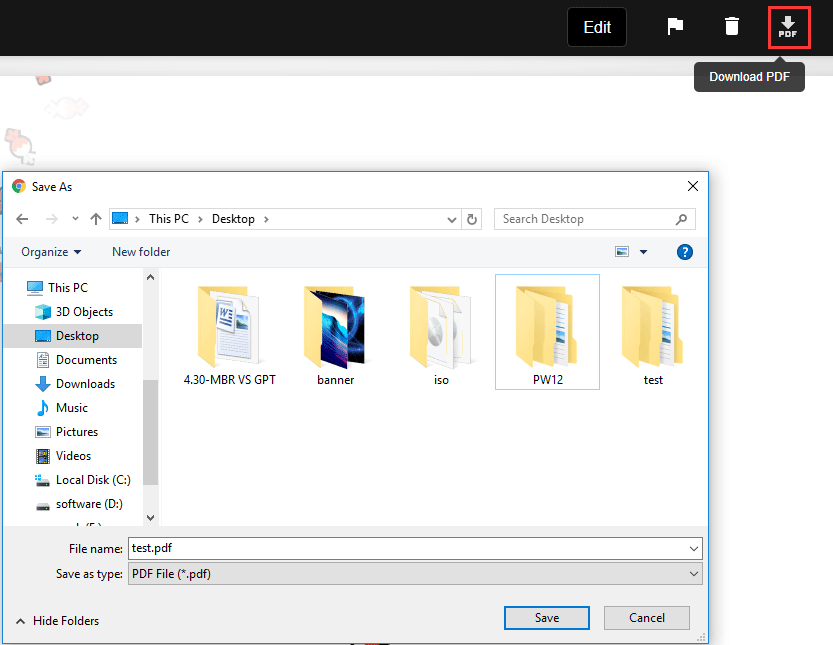 Full Page Screen Capture extension