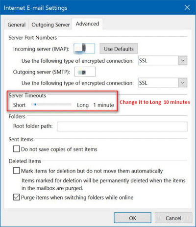 Change Server Timeout