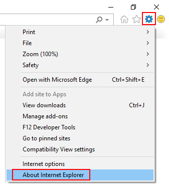 About Internet Explorer