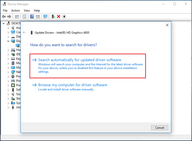 update graphics card driver