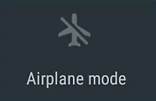 Airplane mode