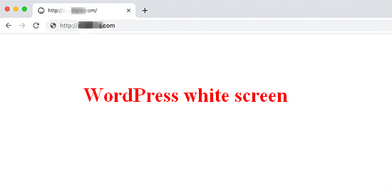 WordPress white screen